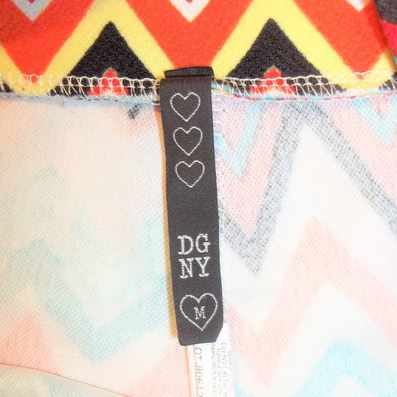 DGNY Womens Leggings Pants Size Medium Tribal Aztec Stretch Casual Multi Color - Picture 4 of 5